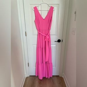 Lilly Pulitzer - Neon Pink Maxi Dress - Size 6